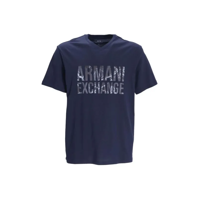 ARMANI EXCHANGE T Shirts Men Dark Blue-0