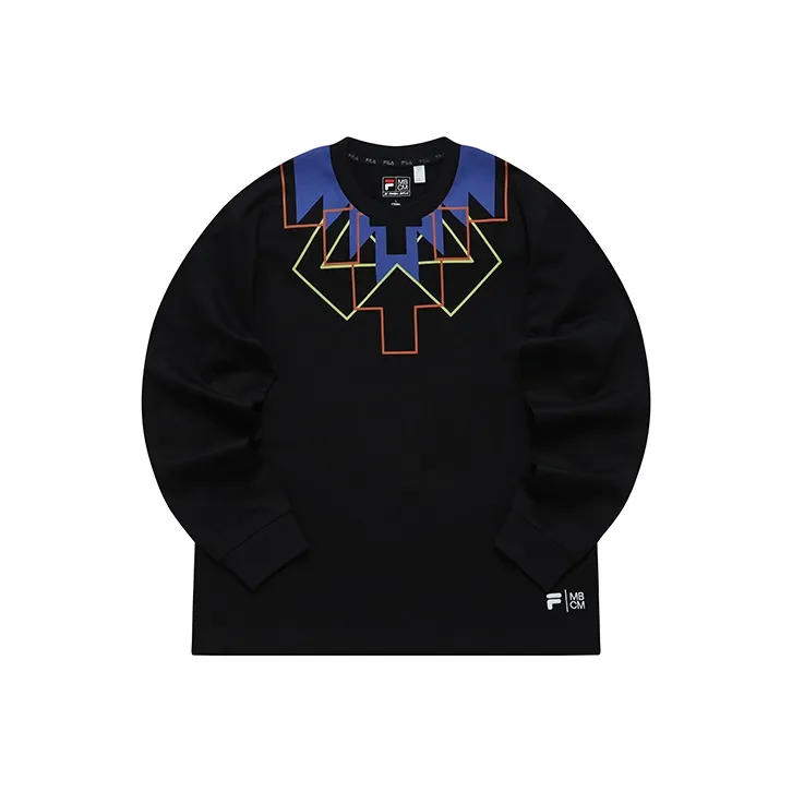 FILA FUSION x MARCELO BURLON COUNTY OF MILAN T Shirt Unisex Pitch Black-0