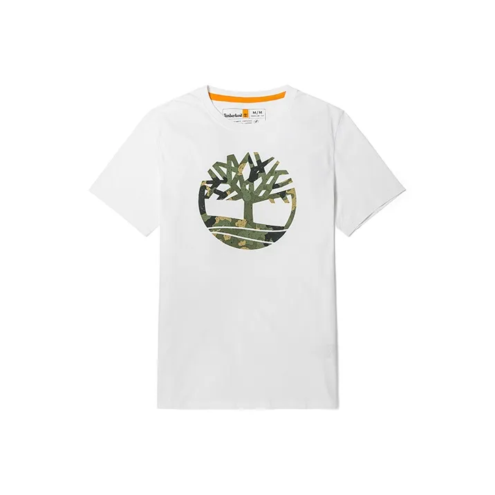 Timberland T Shirts Men White-0
