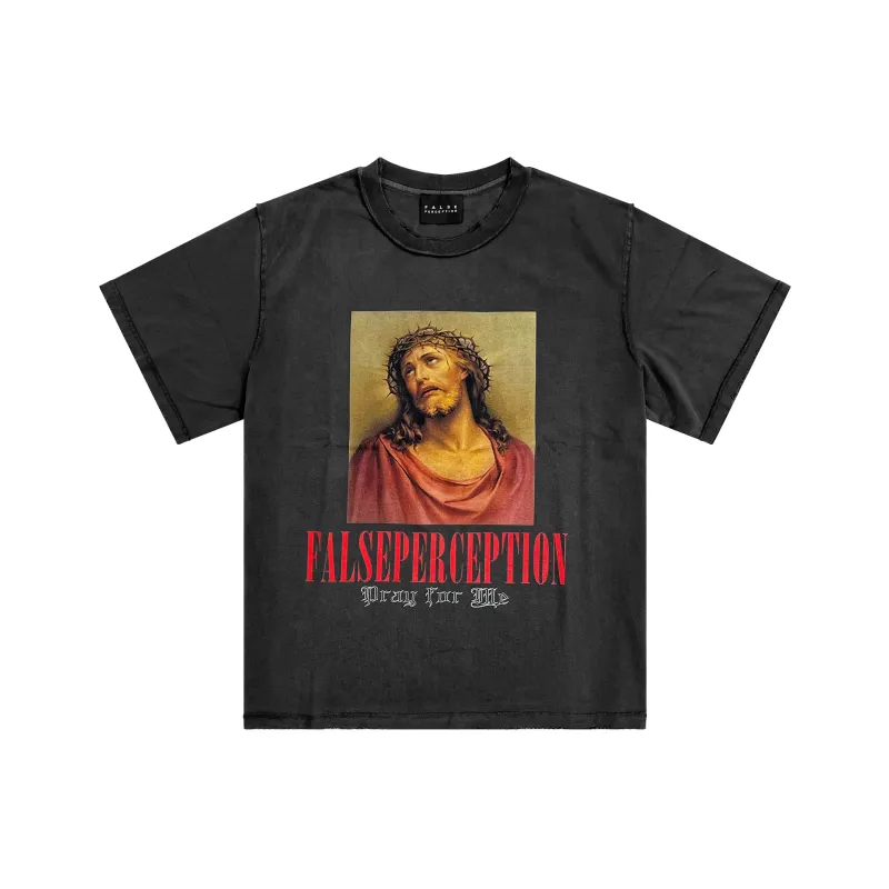 False Perception T Shirts Unisex Black-0