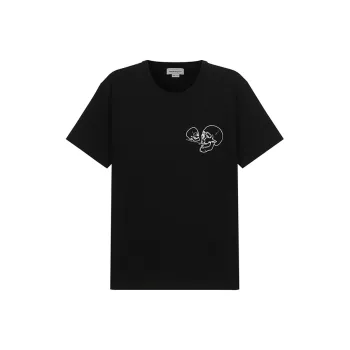 Alexander McQueen T Shirts Men Black