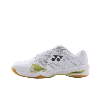 YONEX Cushioning Anti Slip And Wear Resistant Coverage Support Low Top Badminton Shoes Men's White Gold