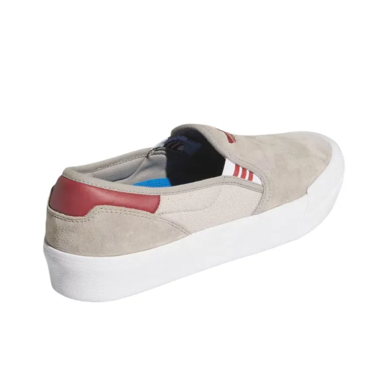 Adidas Shmoofoil Slip On Putty Beige Preloved Ruby Beige-3