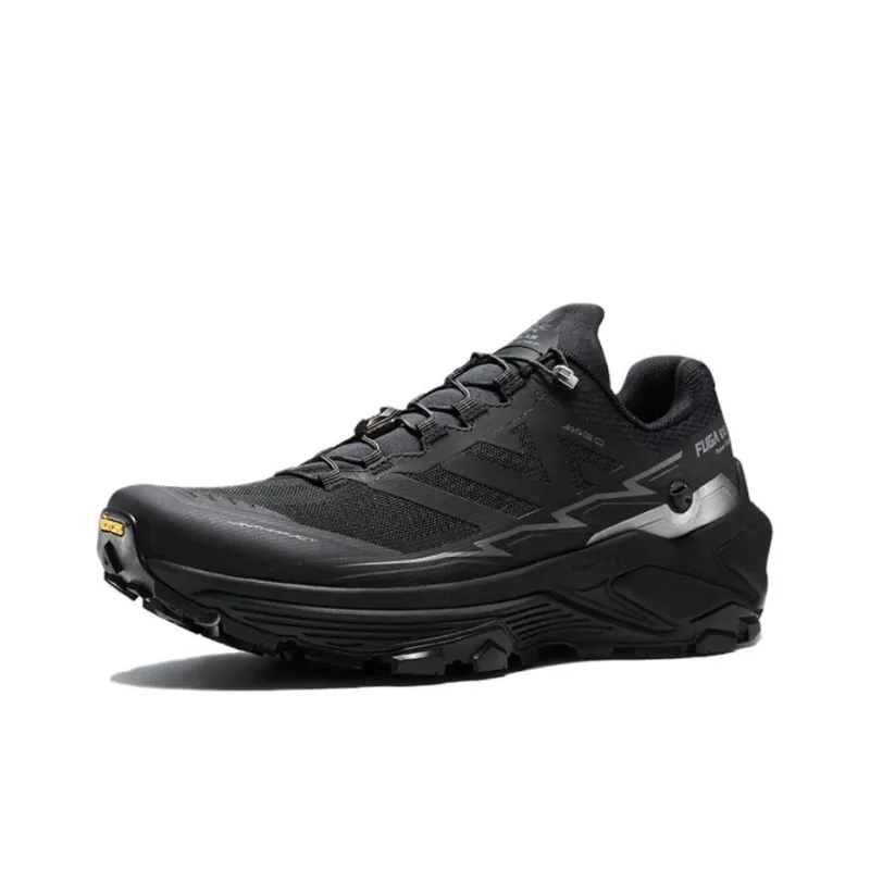 KAILAS FUGA Anti Slip Wear Resistant Mid Top Trail Running Shoes Men's Ink Black Wide Last Fit-1