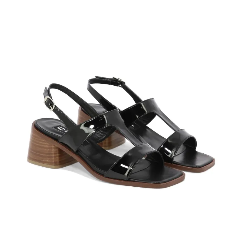 Carel BABYLONE One Strap Sandals Women's Black-2