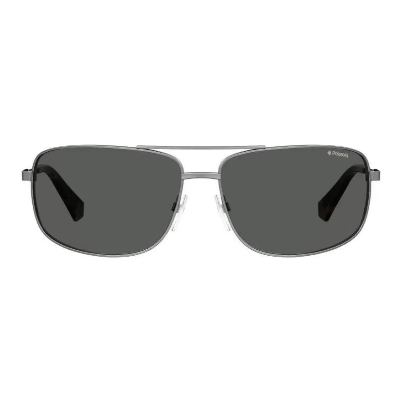 Polaroid Aviator Sunglasses Men's Silver-2