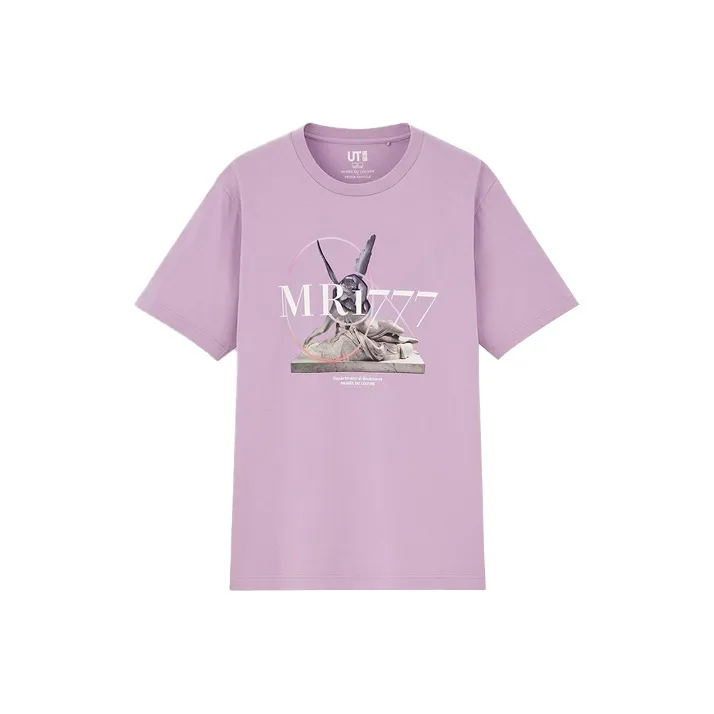 UNIQLO x LUFUGONGBOWUGUAN Straight T Shirt Unisex Purple-0