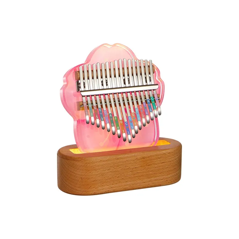 CEGA Acrylic Kalimba Fully Transparent Appearance 17/21 Keys Thumb Piano-18
