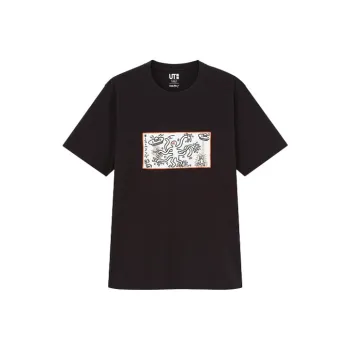 UNIQLO x Keith Haring X Tokyo T Shirt Unisex Black