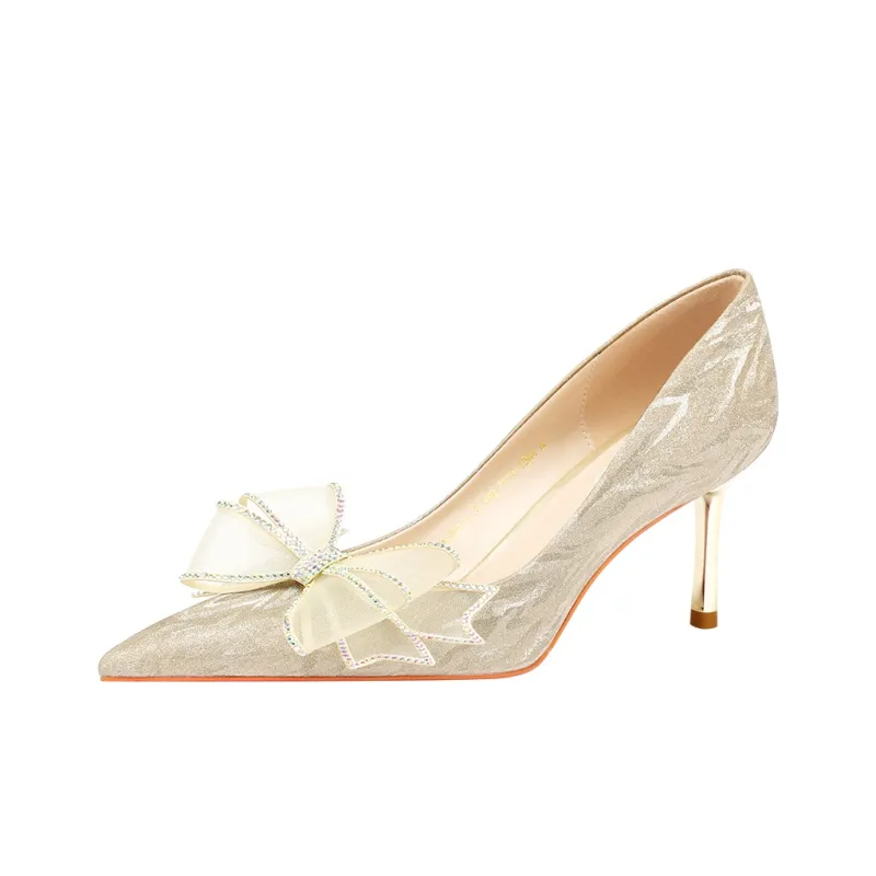 WEISHIBANGWEI Slim Heel High Heels Women's-7