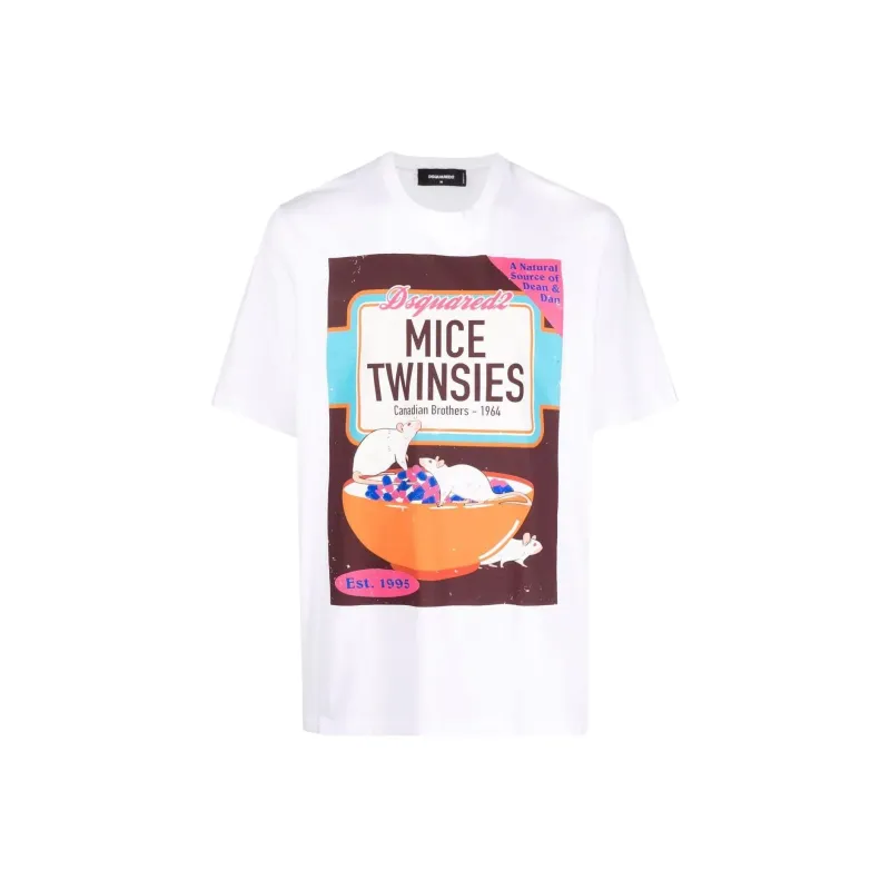 DSQUARED 2 T Shirts Men White-0