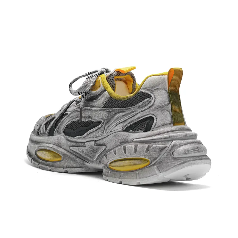 Pepe The Frog Chunky Sneakers Unisex Low Top Black-10
