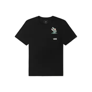 Vans Set in Sleeve T Shirt Unisex Black