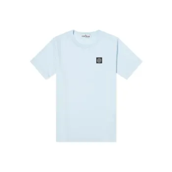 STONE ISLAND SS21 T Shirt Men's Sky Blue