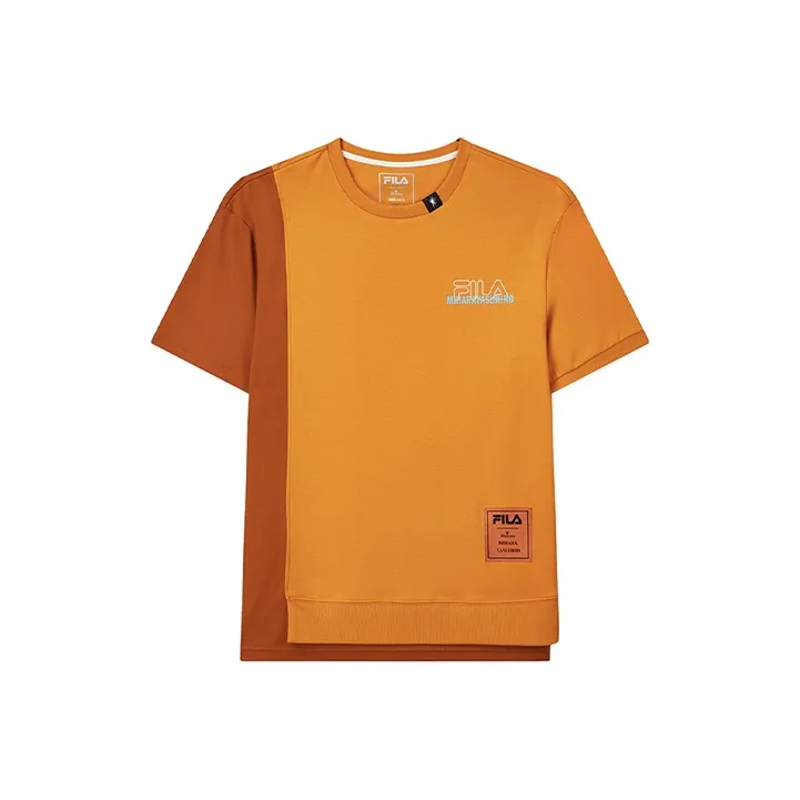 Mihara Yasuhiro X FILA MIHARA YASUHIRO Collaboration Collection T Shirts Men Orange-0