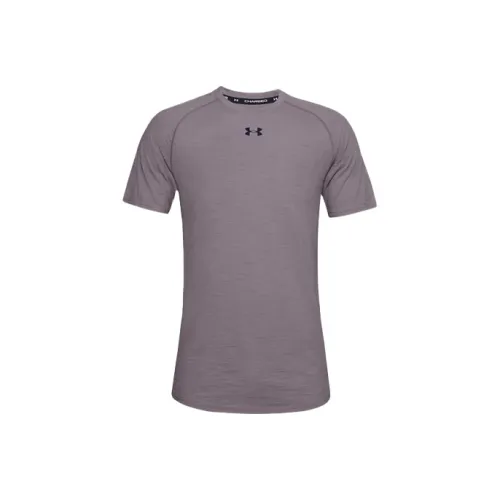 Under Armour T Shirt Men's Lead Gray Purple