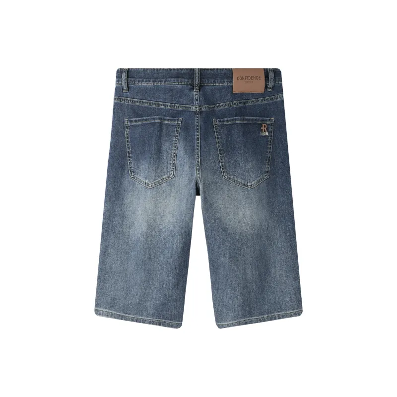 HLA Denim Shorts Men's Blue Gray Ox Transition Color Medium 06-1