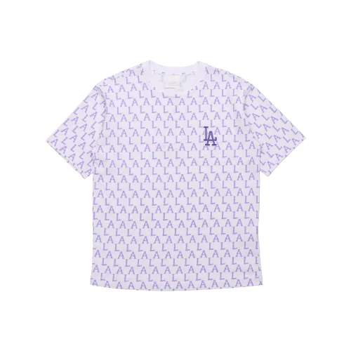 MLB Los Angeles Dodgers Set in Sleeve T Shirt Unisex White