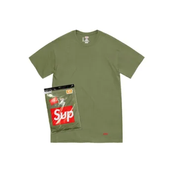Supreme Hanes Tagless Tees 2 Pack