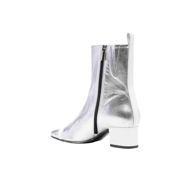Carel Audrey 25 Ankle Boots Women's Silver-3