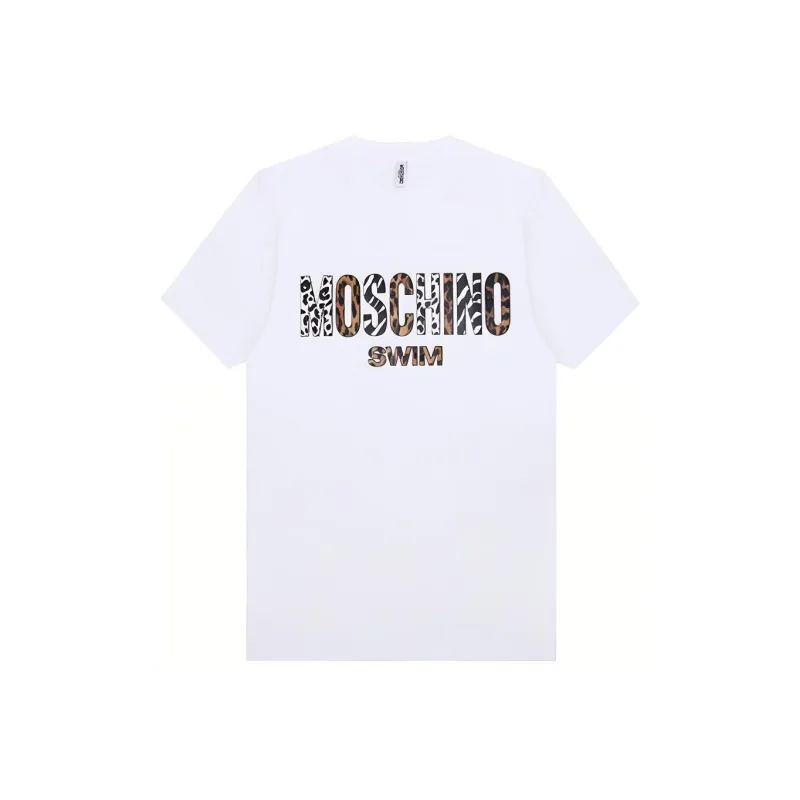 MOSCHINO Regular T Shirt Unisex White-0