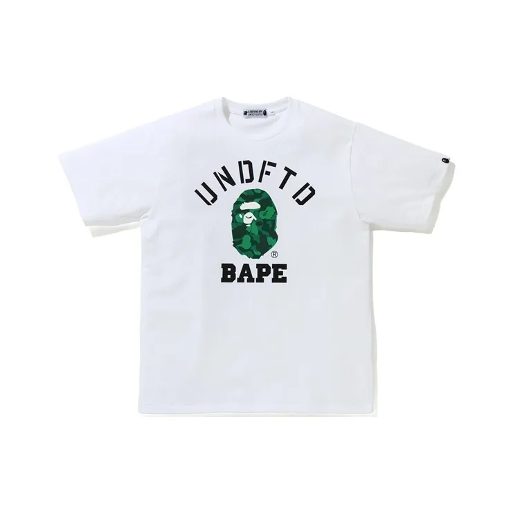 Bape X Undefeated College Tee-2