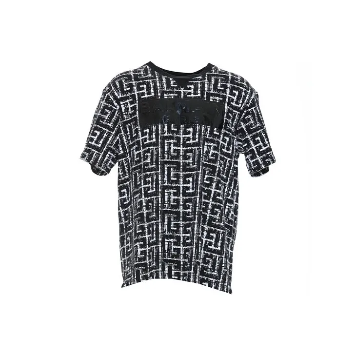 BALMAIN Tape Monogram T-Shirt-0