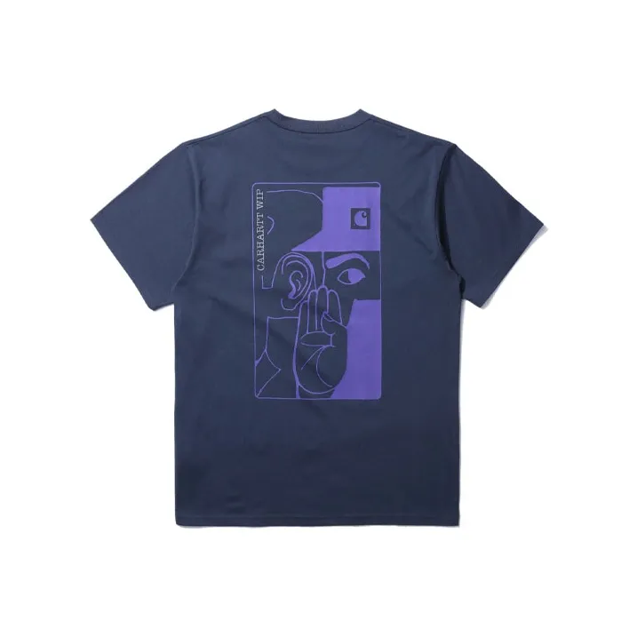 Carhartt WIP T Shirts Men Navy Blue-0