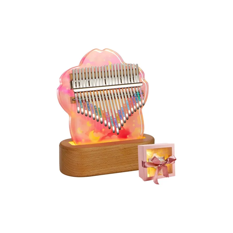 CEGA Acrylic Kalimba Fully Transparent Appearance 17/21 Keys Thumb Piano-47