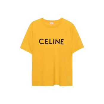 CELINE SS22 T Shirt Men's Yellow