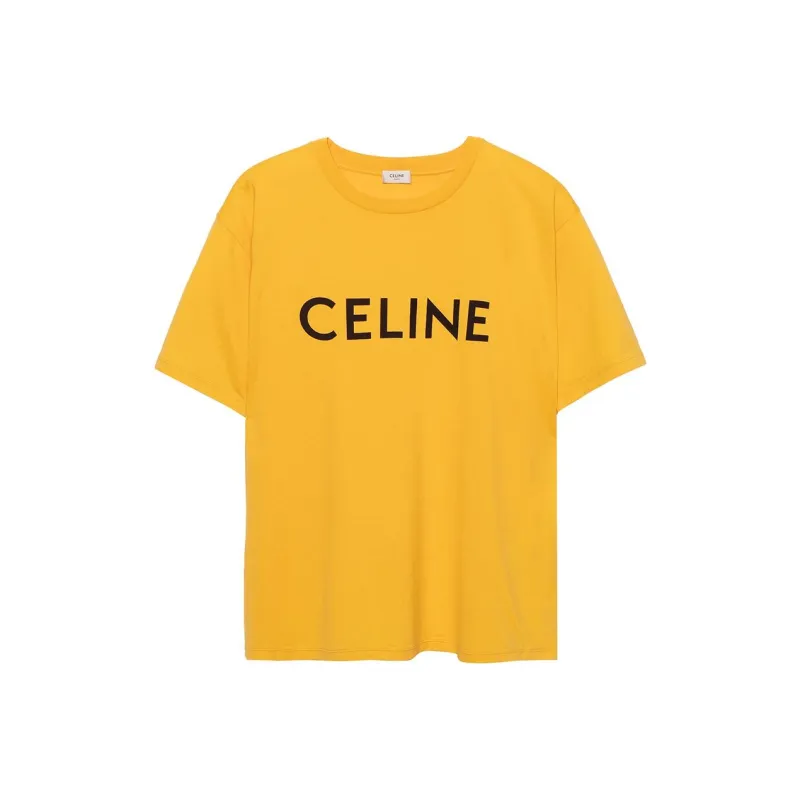 CELINE SS22 T Shirt Men's Yellow-0