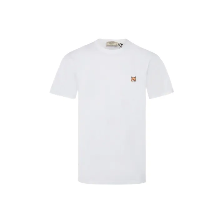 Maison Kitsune Bold Fox Head Patch Crewneck T-Shirt-2
