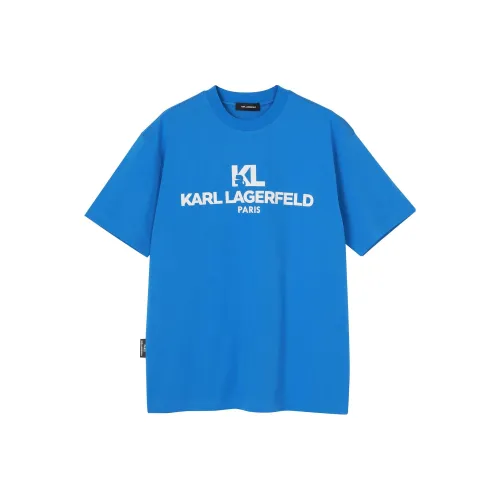 KARL 블루 남성 티셔츠