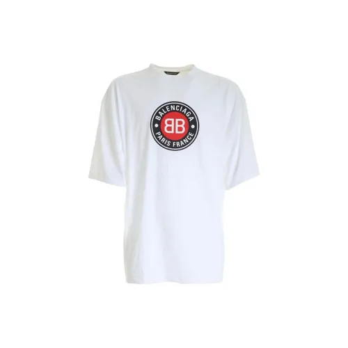 Balenciaga T Shirt Loose Fit Style Men's White