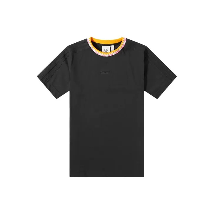 Adidas Originals RIB DETAIL SS T T Shirts Men Black-0