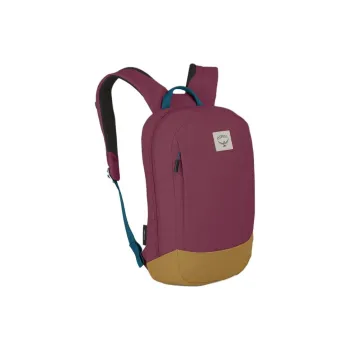 OSPREY Recycled Polyester Outdoor Mountaineering Bag, Backpack Regular Unisex Burgundy Red & Yellow