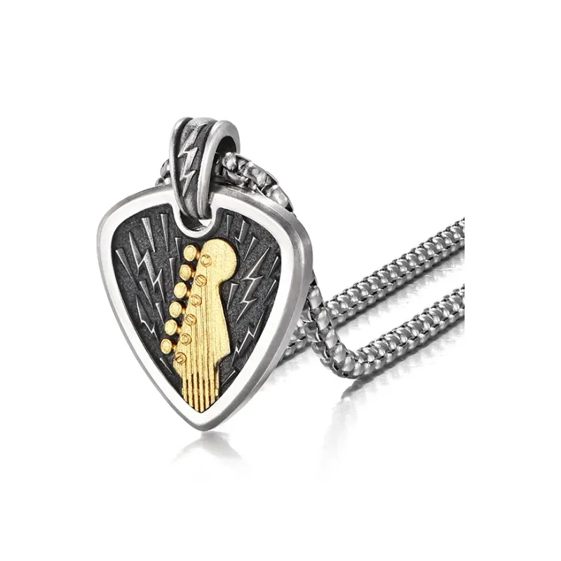 IDEAGEMER S925 Silver Necklaces Men's-5