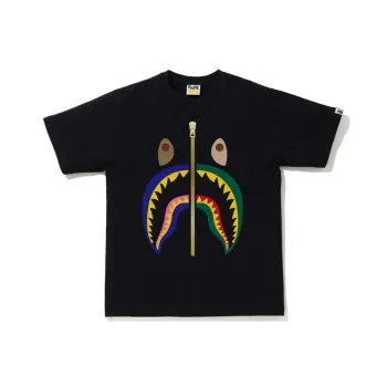 A BATHING APE Colors Shark Tee