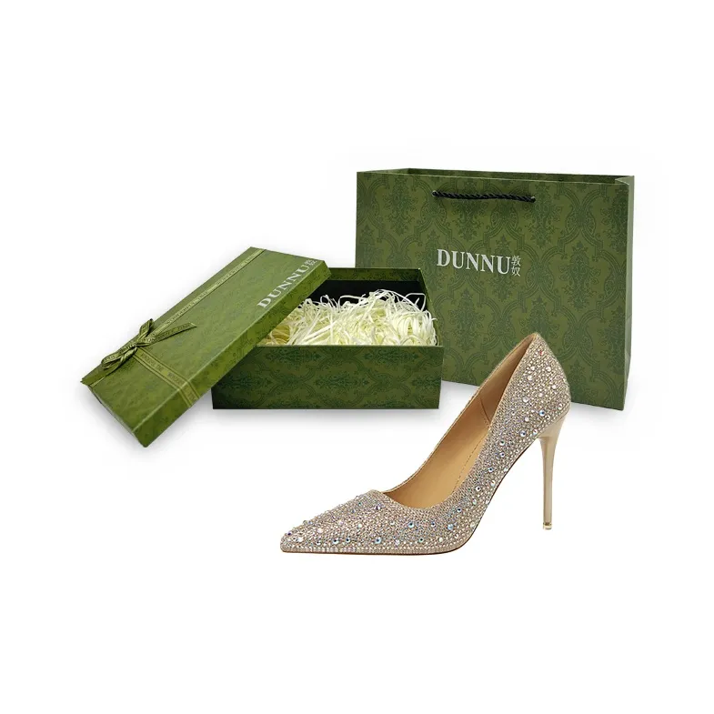 Dunnu Slim Heel High Heels 10CM Women's-21