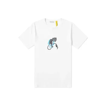 Fragment Design X Moncler T-Shirts Men White