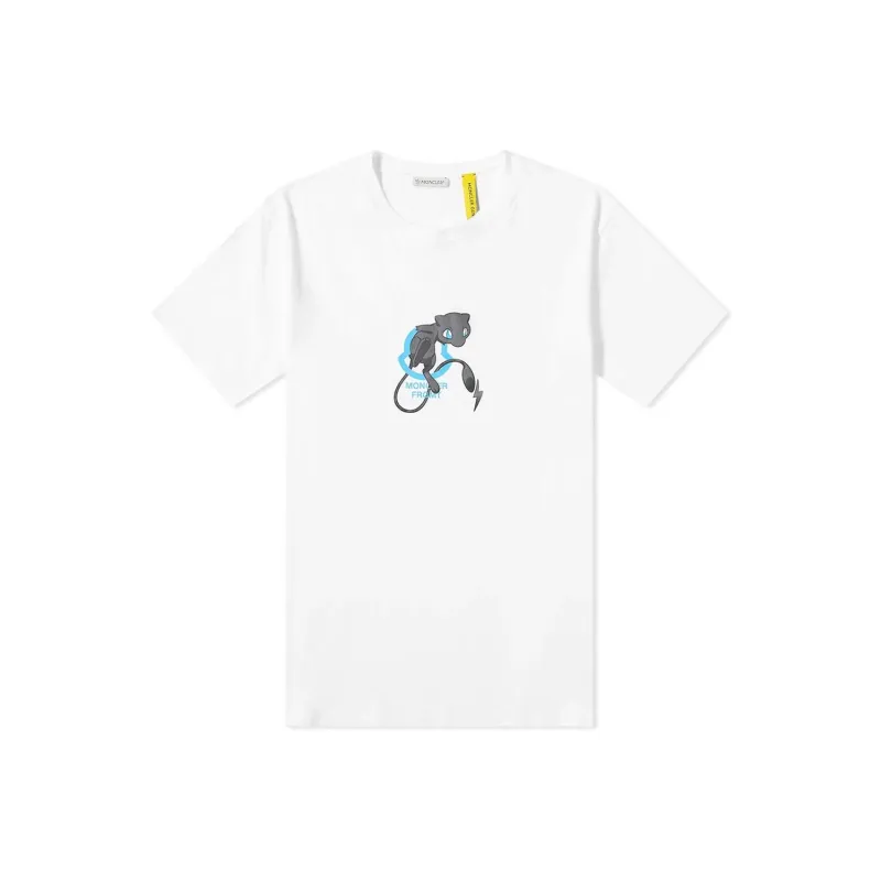 Fragment Design X Moncler T-Shirts Men White-0