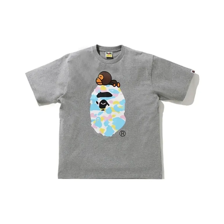 A BATHING APE New Multi Camo Milo On Ape Relaxed Tee-3