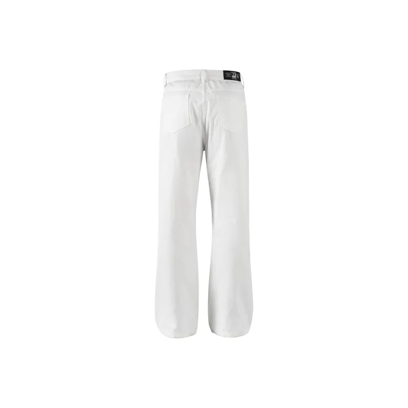 XINYINSU SS25 Jeans Unisex White-1