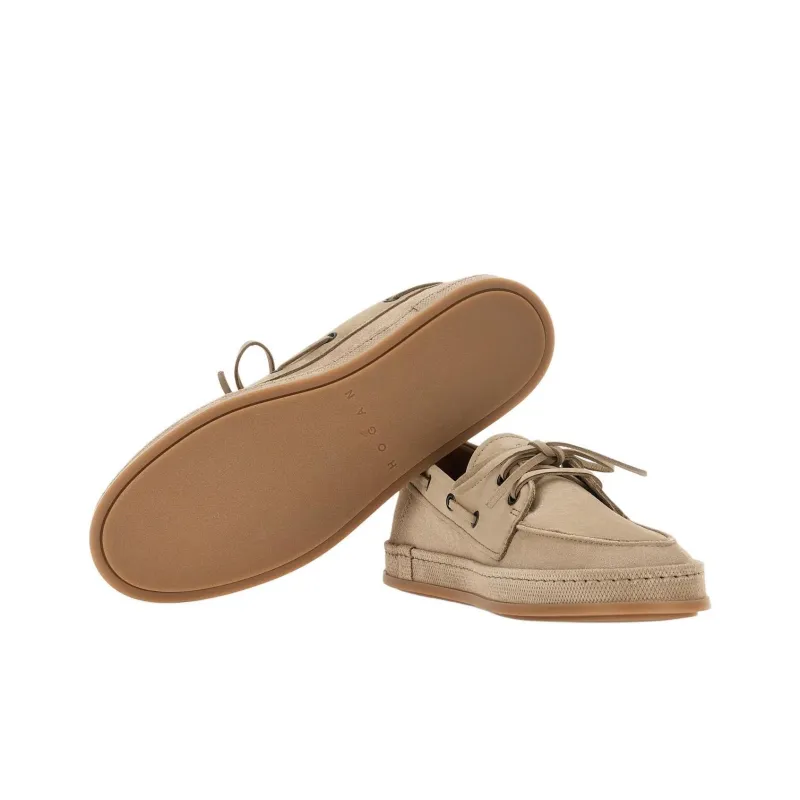 HOGAN H683 Casual Shoes Men's Beige-5