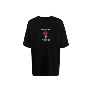 VERSACE JEANS SS23 T Shirt Men's Black
