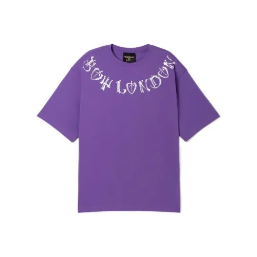 Boy London T Shirt Men's Purple