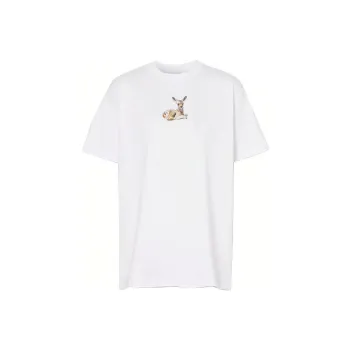 Burberry Women'ss Deer Print Cotton T shirt