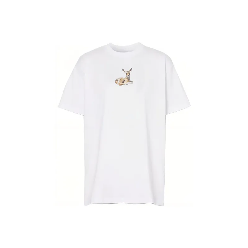 Burberry Women'ss Deer Print Cotton T shirt-0