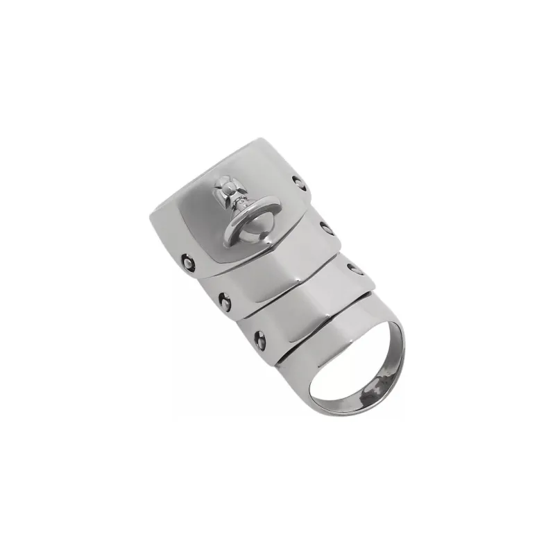 Vivienne Westwood Recycled Silver Rings Men's Silver-2