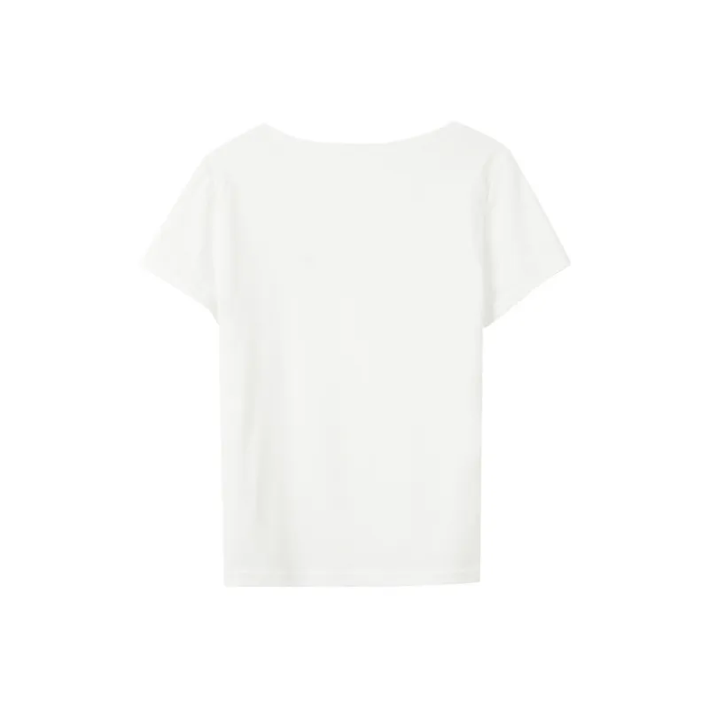 3COLOUR T Shirt Women's Pearl White-1
